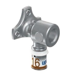 GOMITO UNIPIPE C/FLANGIA Ø 16X1/2