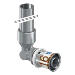 GOMITO UNIPIPE PER RADIATORE 16X350 MM