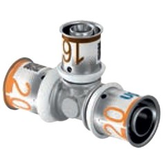 TE UNIPIPE RIDOTTO Ø 16X20X16 MM