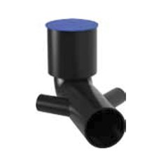 PEHD CURVA WC MANICOTTO PROLUNGATA Ø 110X50X50 MM