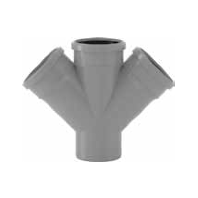 BRAGA DOPPIA A 67° INNESTO Ø 110X50 MM