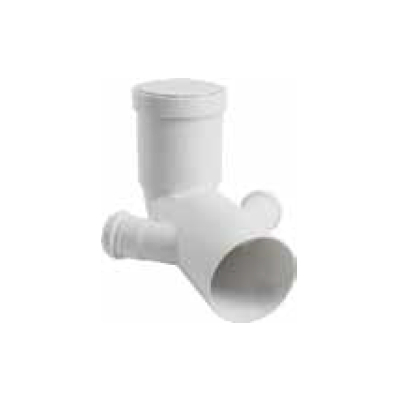 CURVA WC 2 ATTACCHI INNESTO HTSBL Ø 110/40 MM