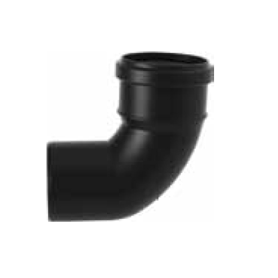 CURVA RAGGIATA 87°30' BLACKFIRE Ø 90 MM