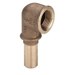 GOMITO 90°FR 2214.3 M IN BRONZO X ACQUA Ø 1/2