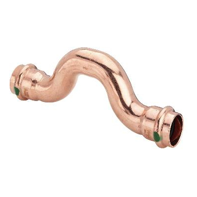 RACCORDO SORPASSO 2428 IN RAME X ACQUA Ø 22 F/F
